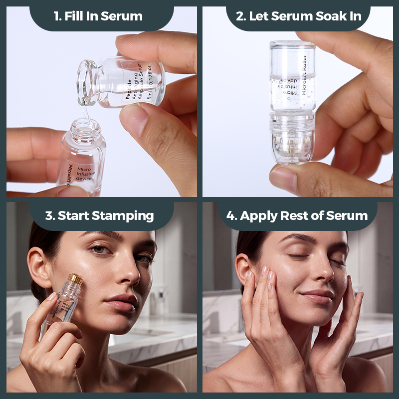 Wholesale Niacinamide Peptide Anti-Aging Microlitre Serum Hydrolyzed Collagen Microlitre Kit