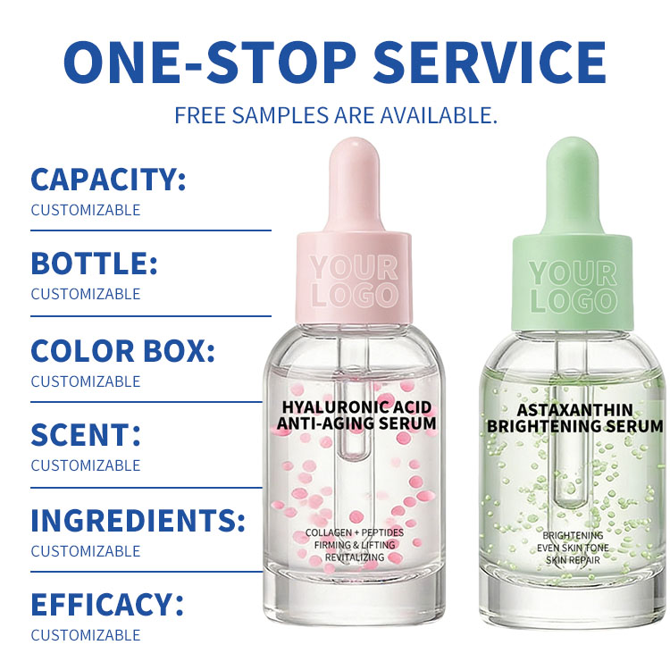 Hyaluronic Acid Face &amp; Body Serum Liquid with Skin Revitalizer for Lightening Anti-Age Wrinkle Care for Women
