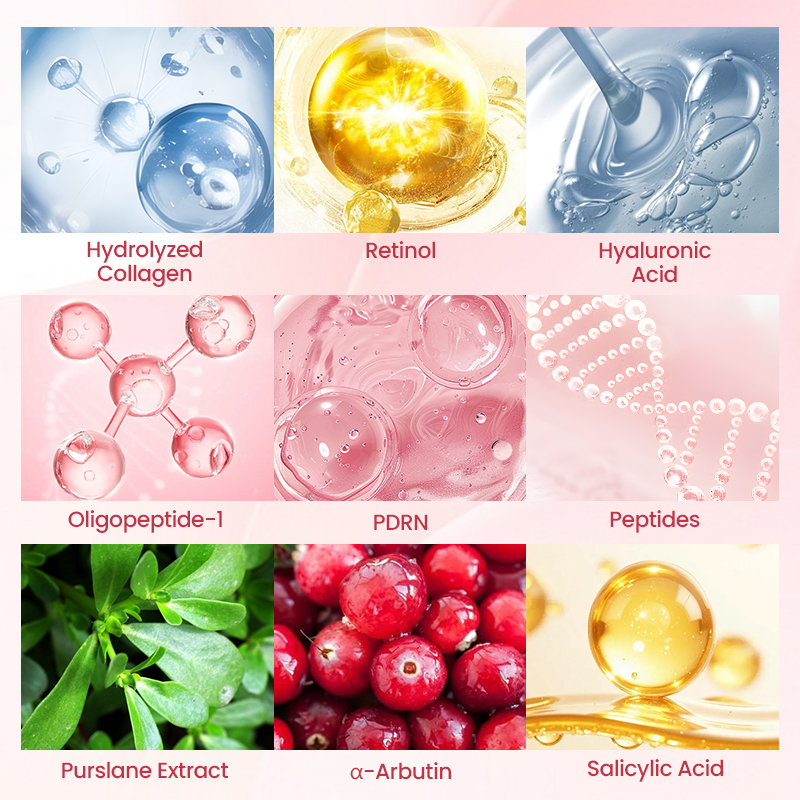 Premium Anti-Aging PDRN Face Serum Infused with Peptides &amp; Retinol for Firming &amp; Wrinkle Reduction Fragrance-free
