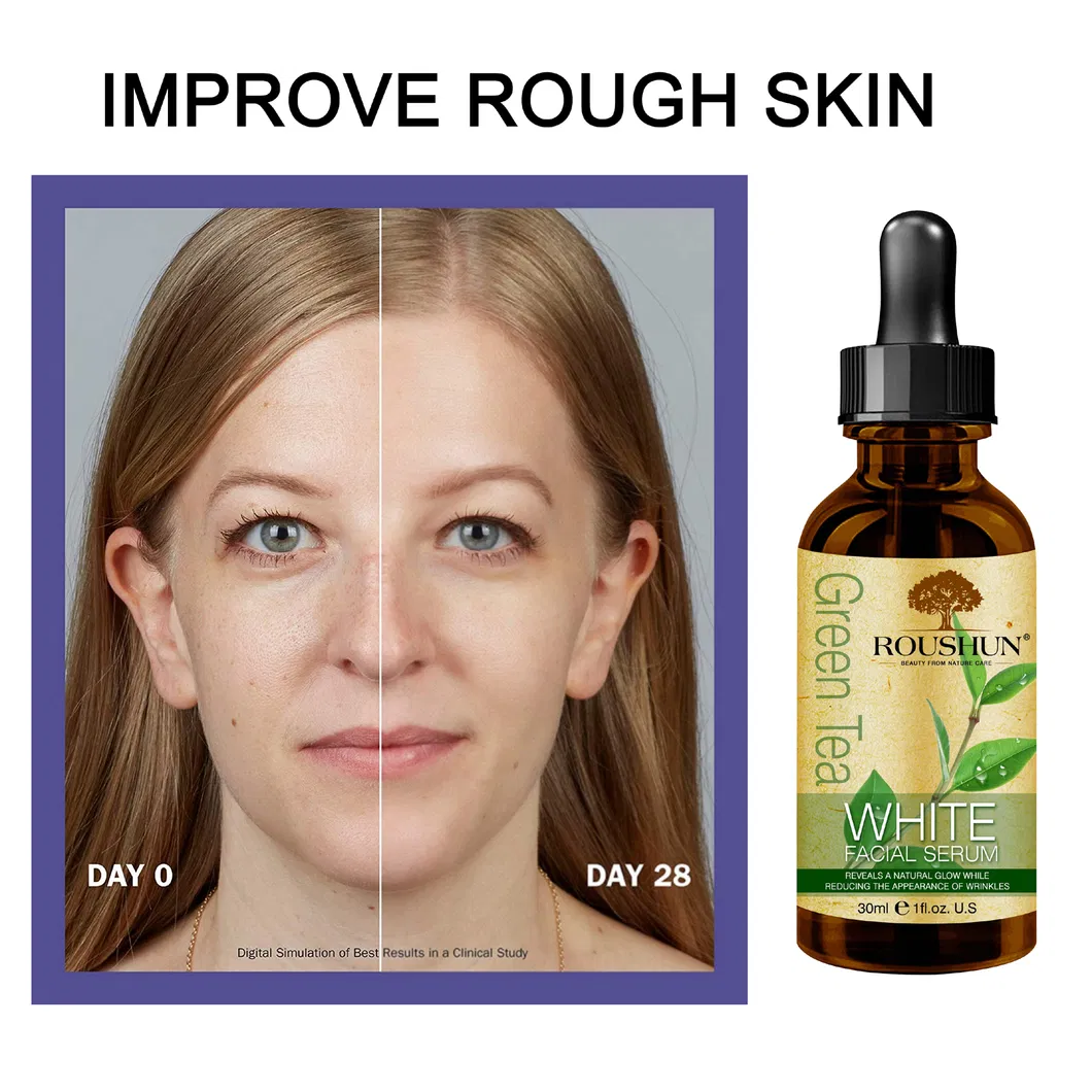 Roushun Oil Control and Brightening Antioxidation Face Serum with Green Tea Oil