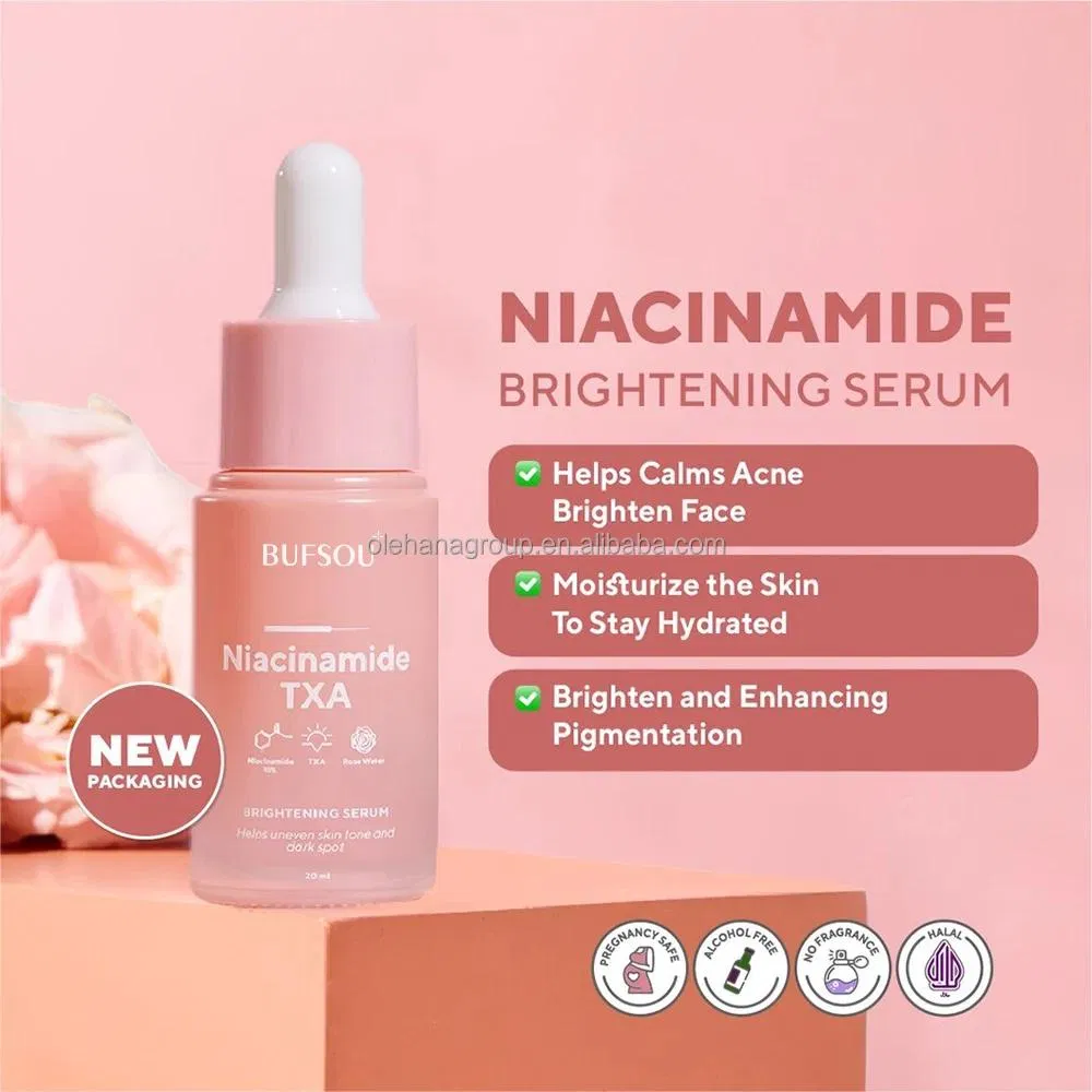 Private Label OEM/ODM Beauty Skin Care Serum 10% Niacinamide Oil Controls Brightening Whitening Face Serum
