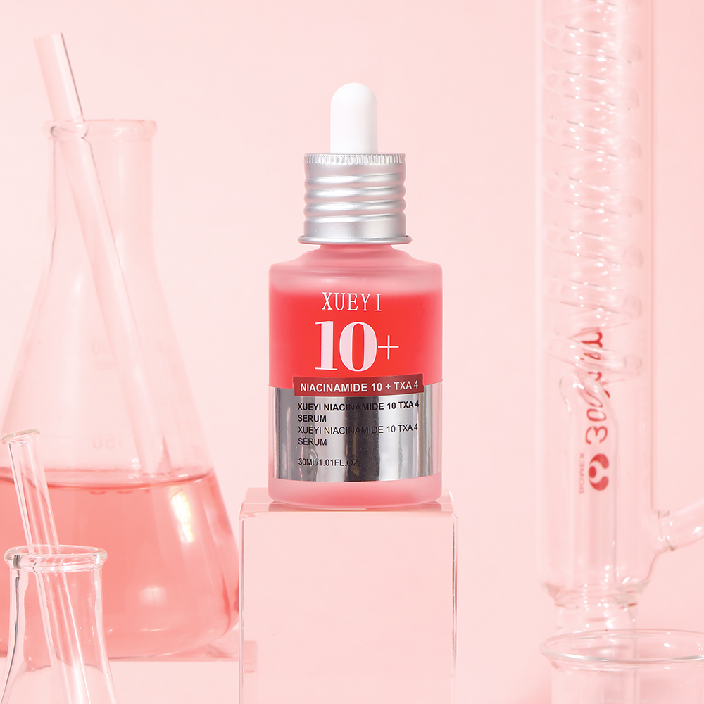 Niacinamide 10% Tranexamic Acid 4% Dark Spot Corrector Glow Serum 30ml Fade Hyperpigmentation for Radiant Skin OEM Private Label