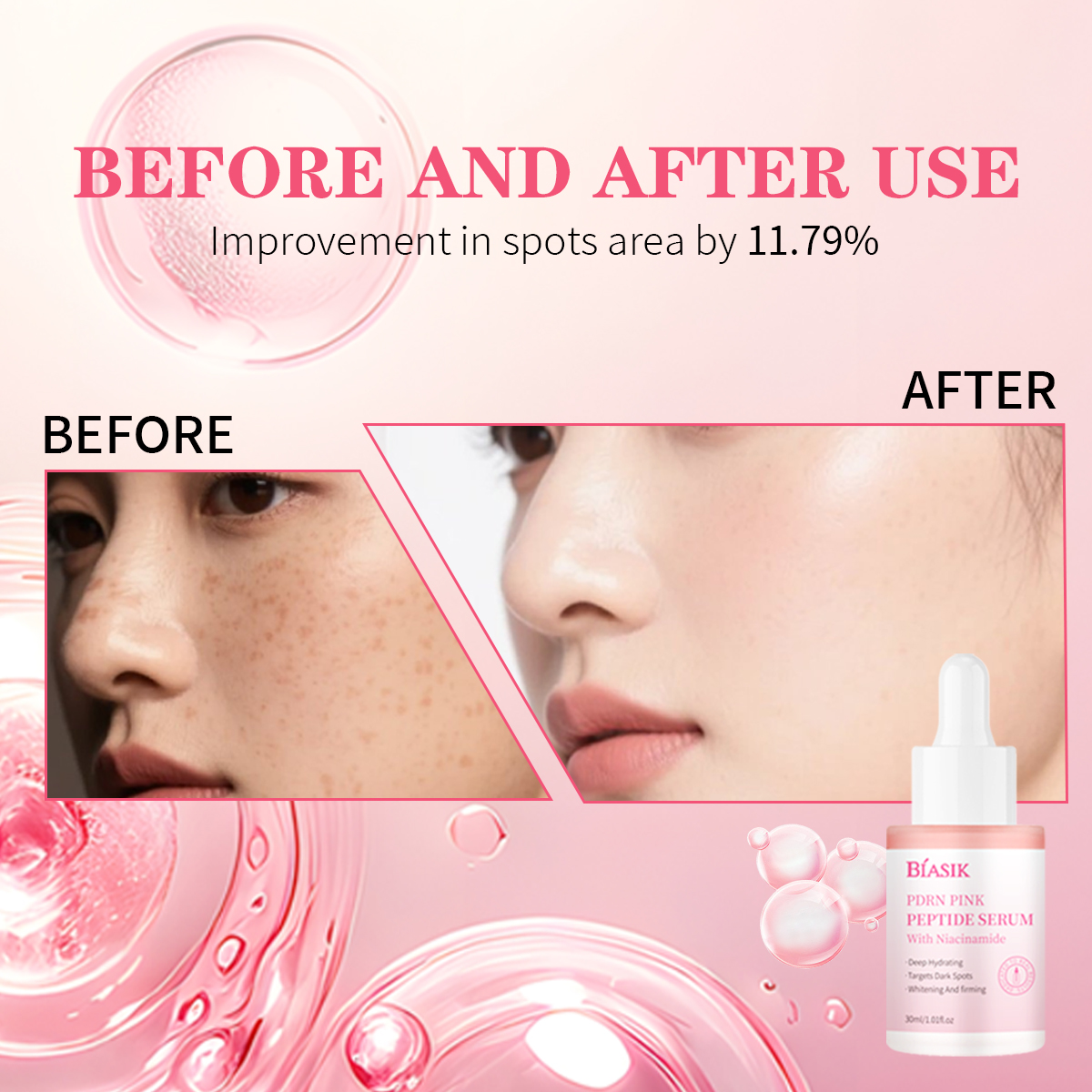 Korean PDRN Face Serum For Barrier Support And Intense Hydration Firming Brightening Serum For Fine Lines Dull Sensitive Skin