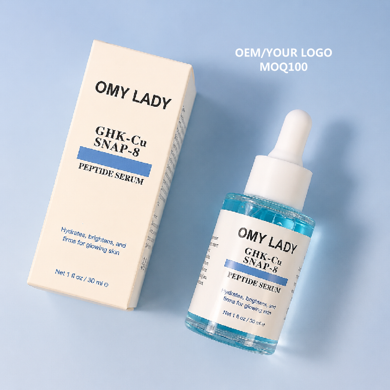 Private Label Ghk-Cu Peptide Anti-Wrinkle Anti-Aging Moisturizing Repair Ghk-Cu Copper Peptide Face Serum