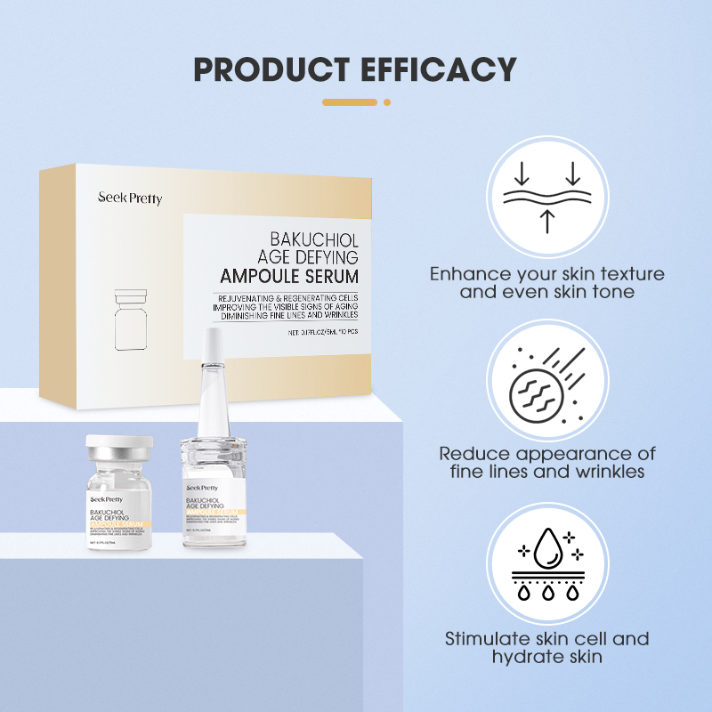 Seek Pretty Facial Skin Rejuvenation Whitening Home Use PDRN Lighting Ampoule Serum Skin Care Serum Set Fo Facial Hair