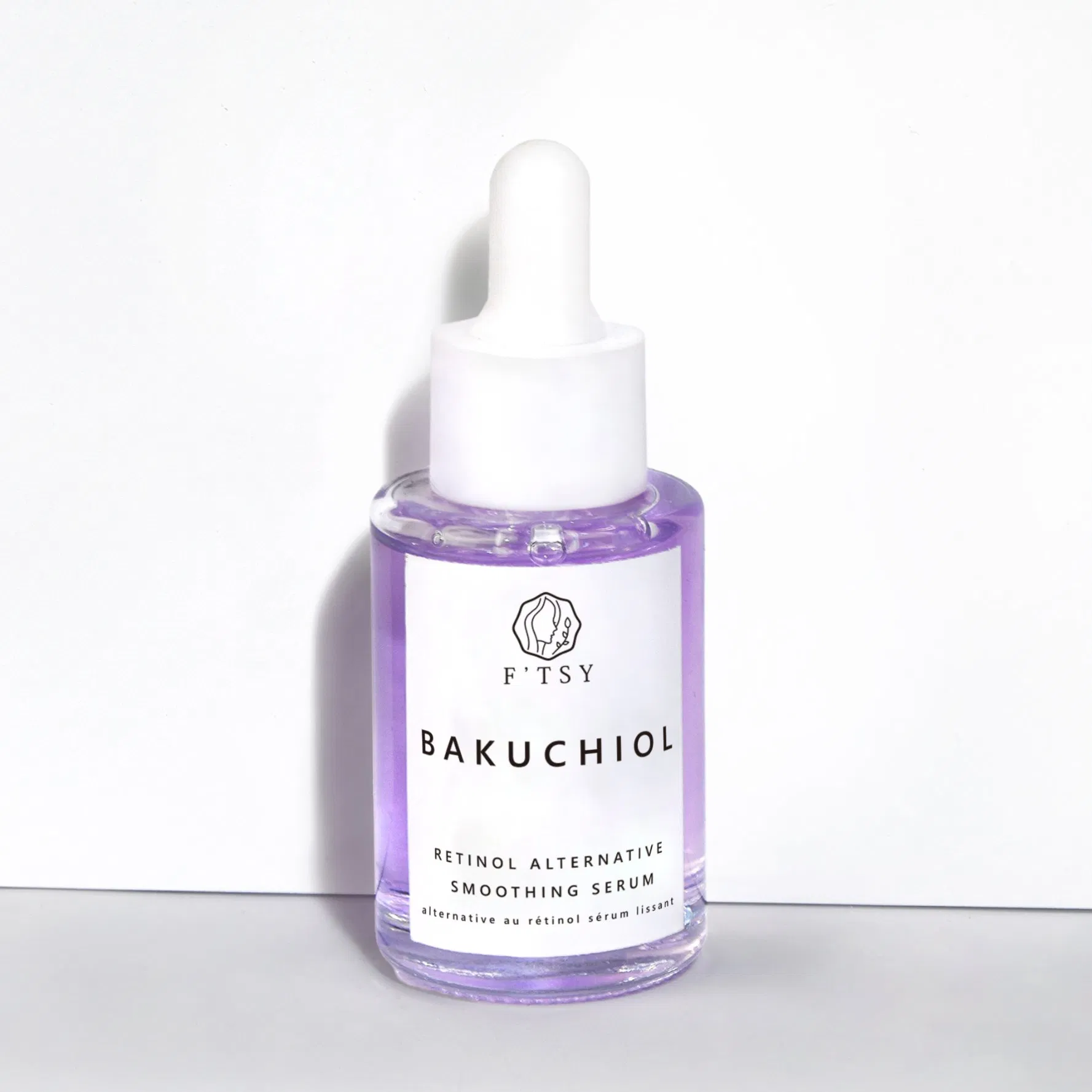 Private Label 50ml Natural Vegan Facial Skin Care Anti Aging Reduce Wrinkle Firming Bakuchiol Face Serum