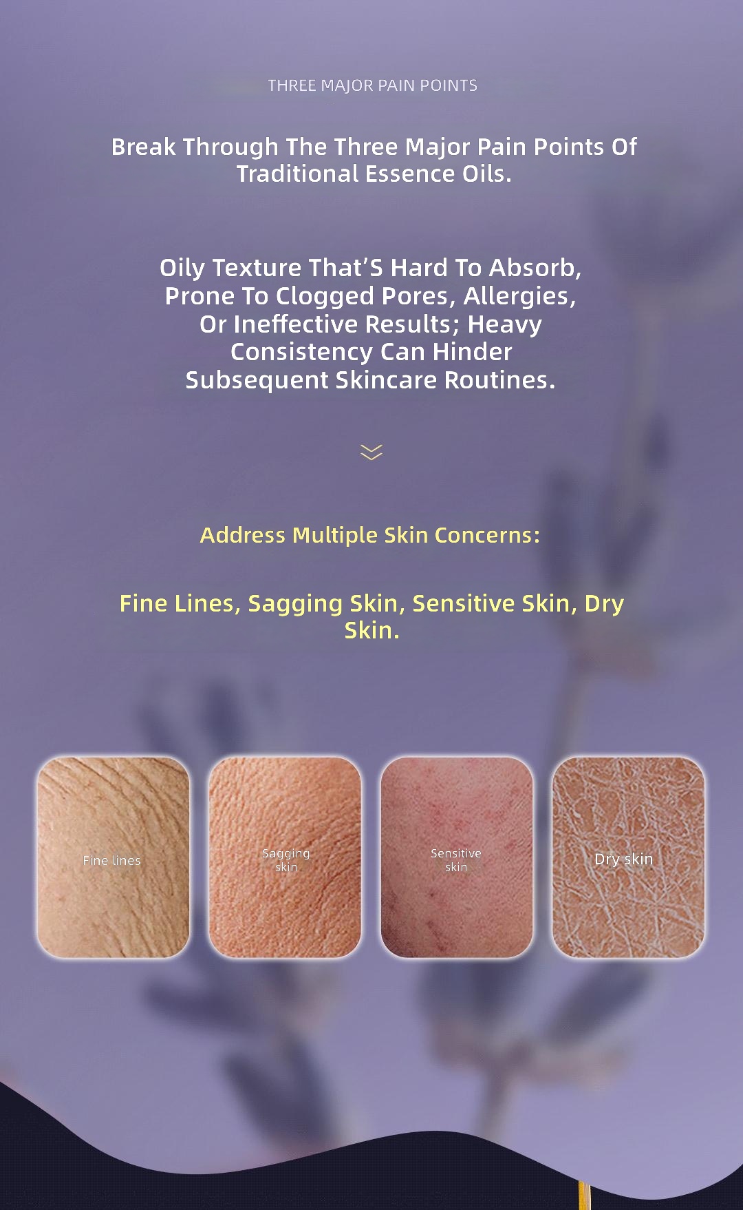 Water Oil Dual Phase Facial Essence Oil 3s Fast Absorb Non Greasy Dendrobium Black Orchid Anti Aging Reduce Fine Lines
