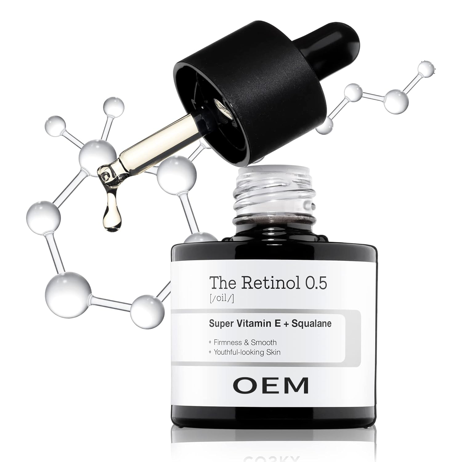 OEM 0.5 Retinoid Face Serum Anti Aging Wrinkle Care Smoothing Skin Texture Serum