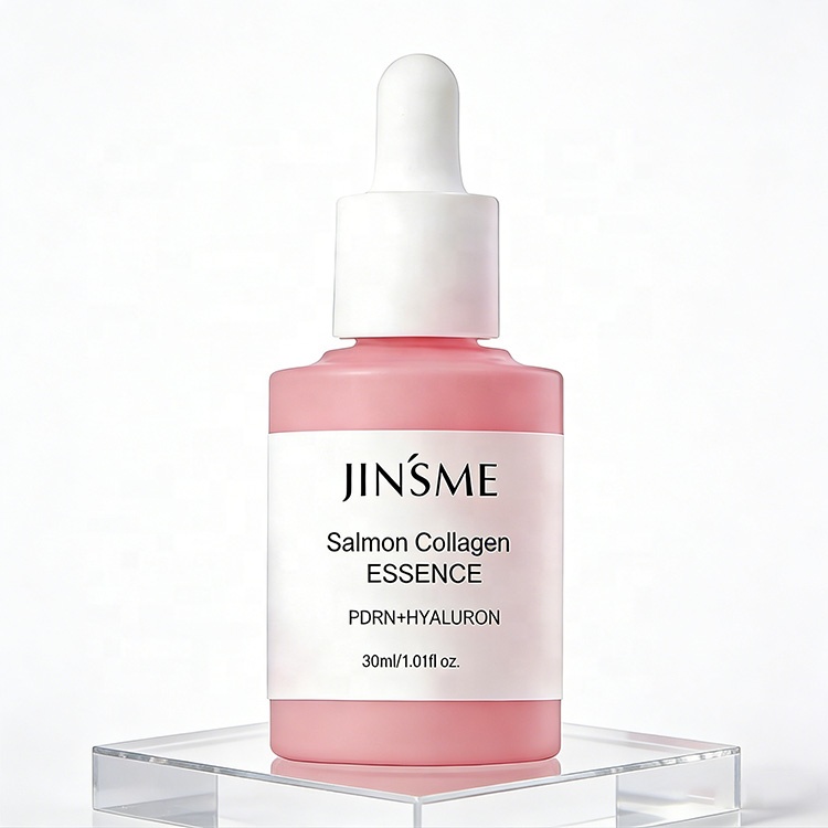 Salmon Collagen Peptides Hyaluronic Acid Liquid Face Serum Moisturizing Repair Brightening Promote Collagen Production for All
