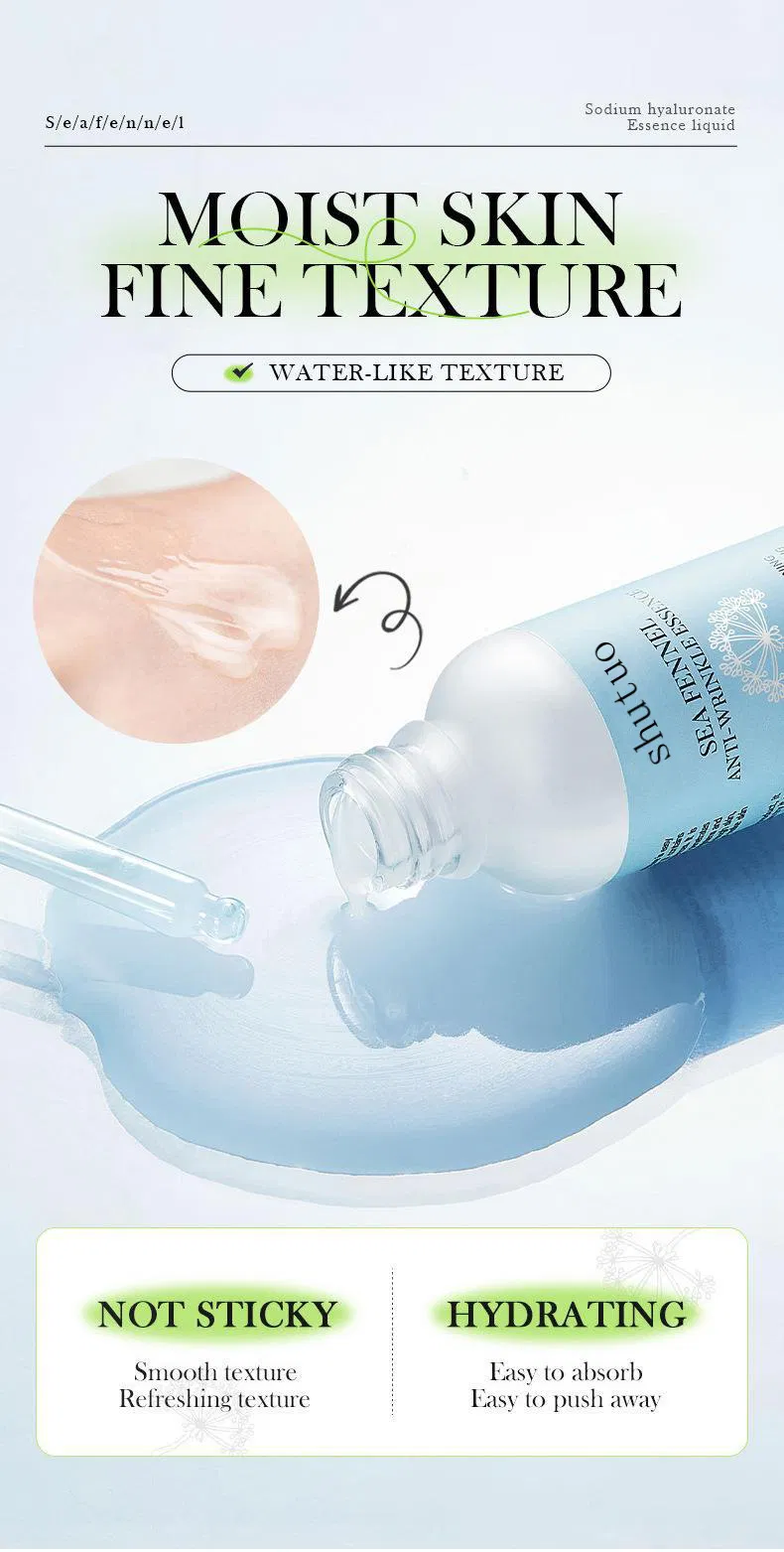 Sea Fennel Hyaluronic Acid Hydrating Moisturizing Emergency Repair Anti-Fatigue Soothing Facial Serum