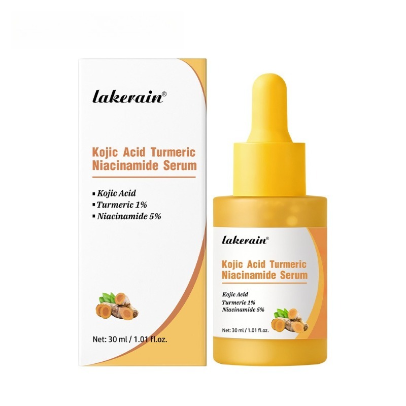 Kojic Acid Turmeric Niacinamide Serum 30ml Moisturizer for Facial Skin Care Customized for Uniform Tone Anti-Aging Firming Face