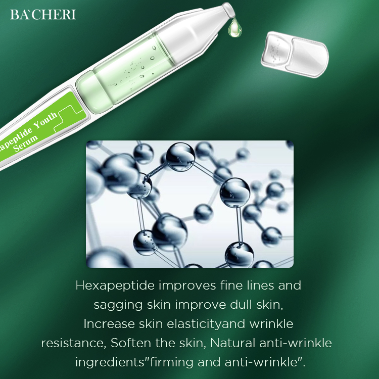 New Arrival Manufacturer Skin Care Peptide 8 Anti Aging Anti Wrinkle Soothing Six Peptide Youth Face Ampoule Serum