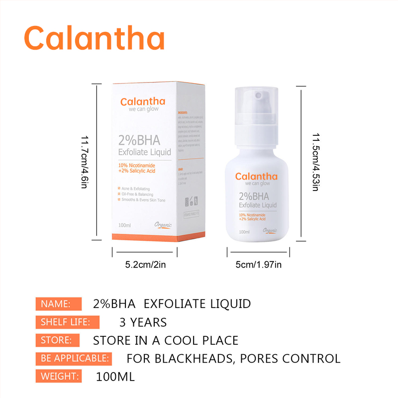Wholesale 2% Salicylic Acid Exfoliating Facial Serum for Acne Scars and Dark Spots