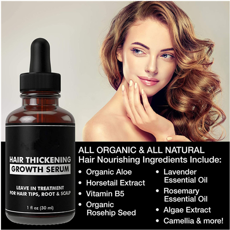 Best Natural Hair Growth Serum for Thinning &amp; Thickening