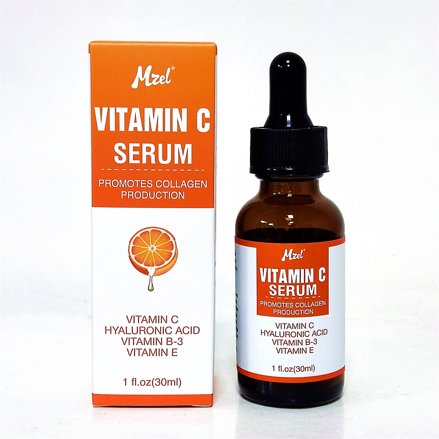 Vitamin C Face Serum With Hyaluronic Acid, Ferulic Acid, &amp; Vitamin E - Anti Aging Facial Brightening Serum For Skin Care
