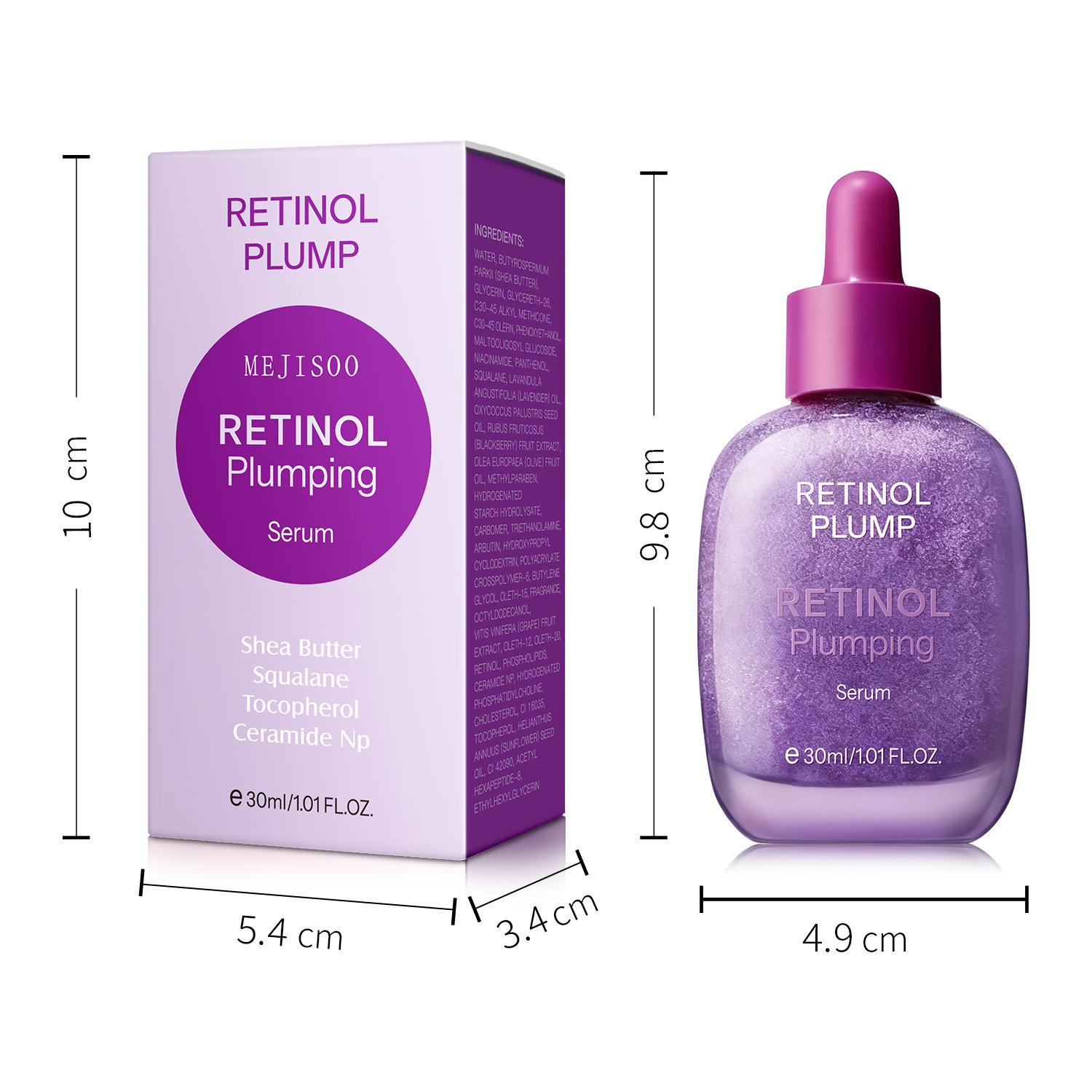 Brightening Vitamin C Face Serum with Niacinamide Dark Spot Corrector Glowing Glass Skin Care Whitening Hydrating Face Serum
