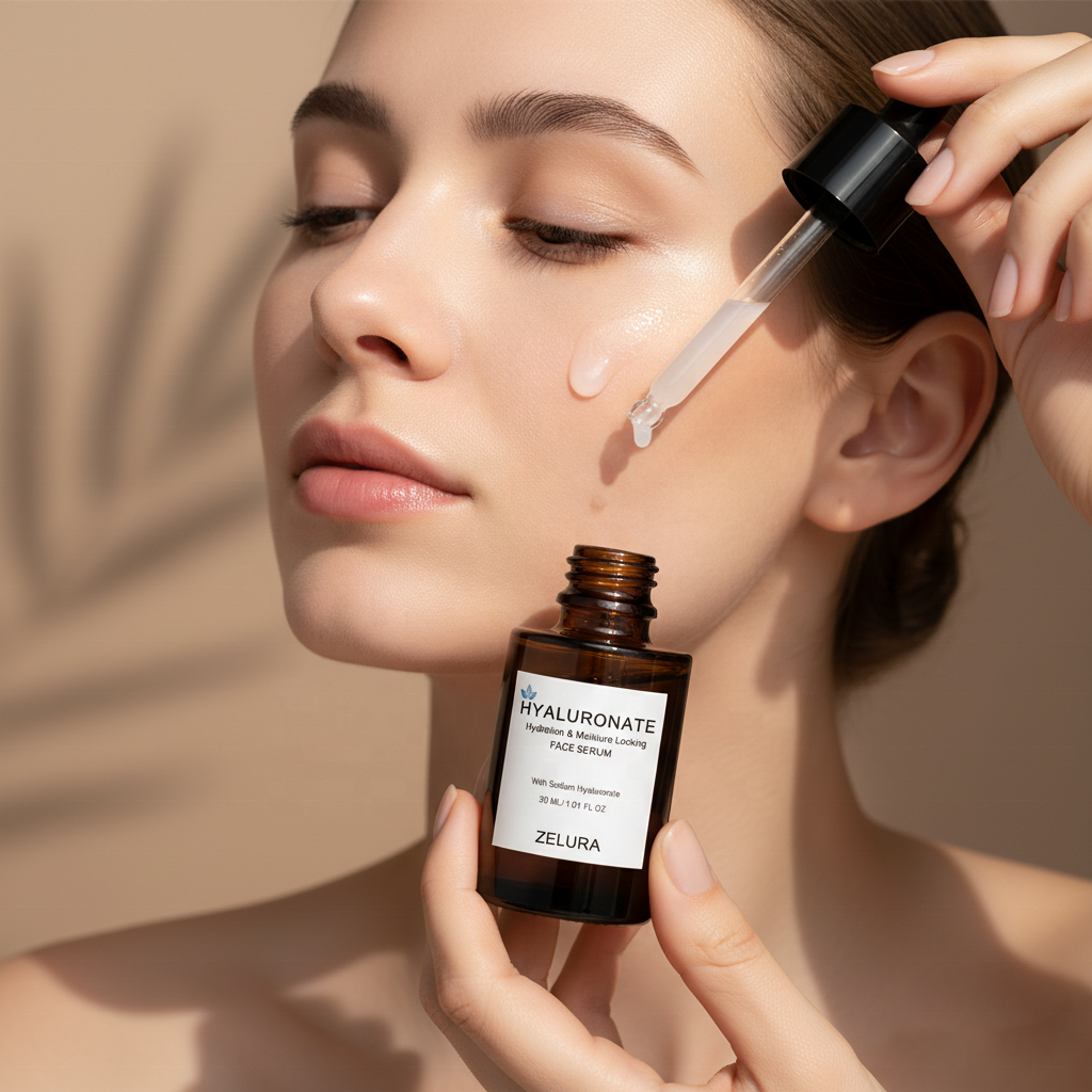 30ml Hyaluronic Acid Pro-Vitamin B5 Squalane Hydrating Serum Barrier Repair Deep Long-Lasting Hydration Facial Skin Care OEM