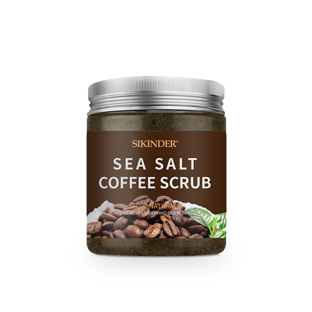 Facial Scrub Oem Coffee Scrub With Dead Sea Salt | All Natural Exfoliating Body Scrub For Beauty SkinCare Products