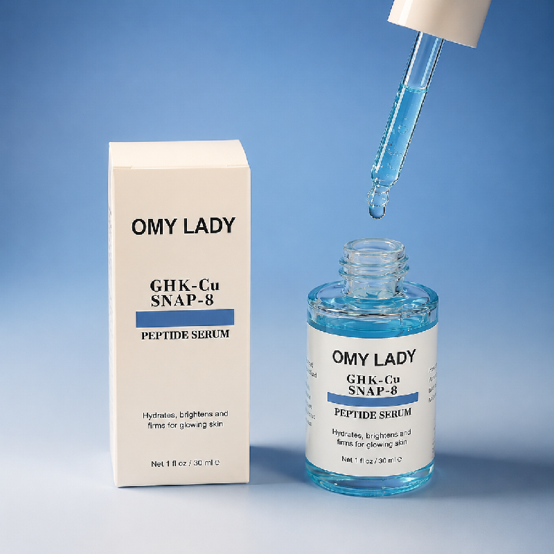 Private Label Ghk-Cu Peptide Anti-Wrinkle Anti-Aging Moisturizing Repair Ghk-Cu Copper Peptide Face Serum