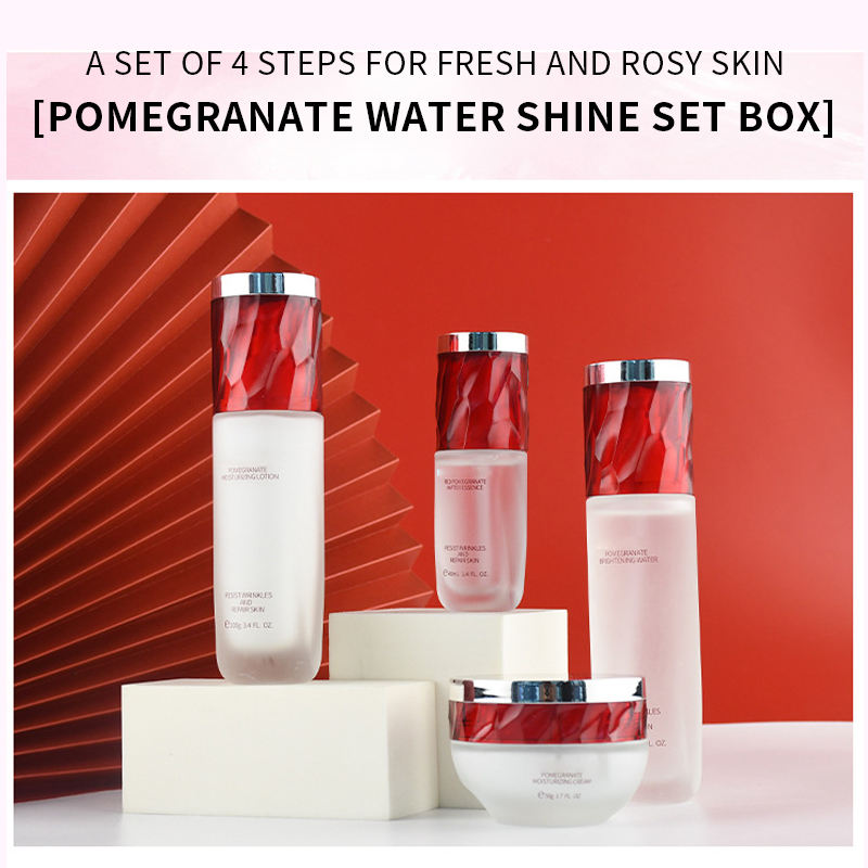 Vitamin C Brightening Facial Serum Anti-Aging Skin Care Set with Hydrating Revitalizing OEM/ODM Skincare