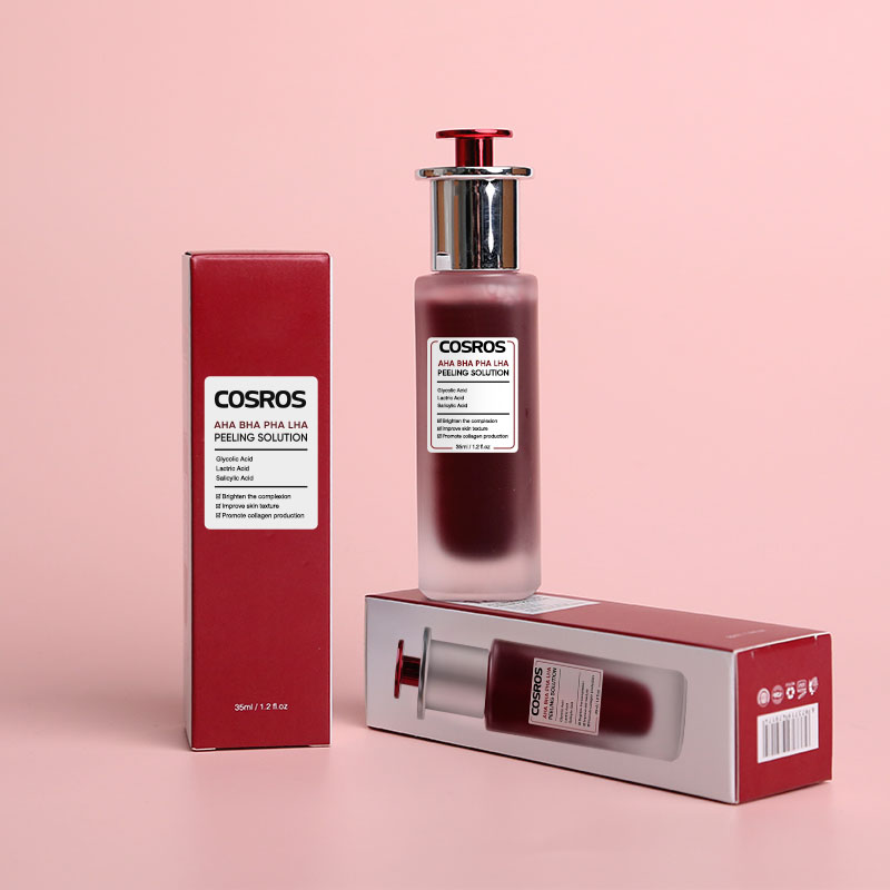 OEM Private Label Peeling Solution 30ml AHA BHA Exfoliating Liquid Exfoliant Facial Serum for Face Care Products