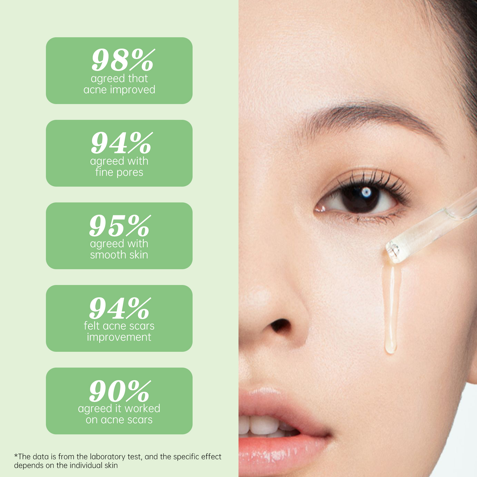 Private Label Natural Organic Tea Tree Anti Acne Face Serum Skin Care Brightening Pimple Removing Skincare Facial Serum