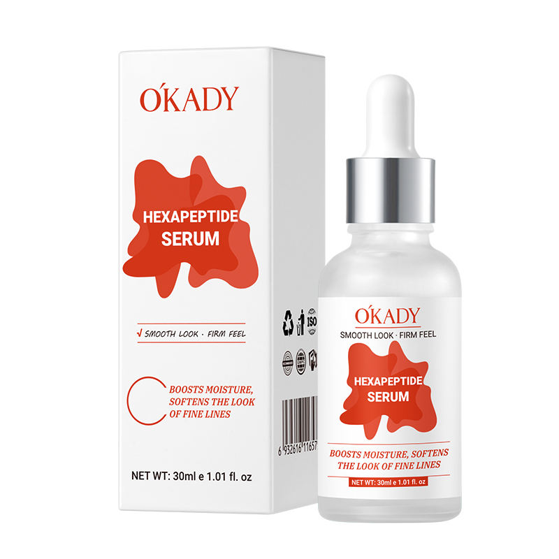 O'KADY Hexapeptide Firming Serum Anti Aging Face Serum Wrinkle Care Lifting Tightening Facial Serum Moisturizing Skin Care 30ml