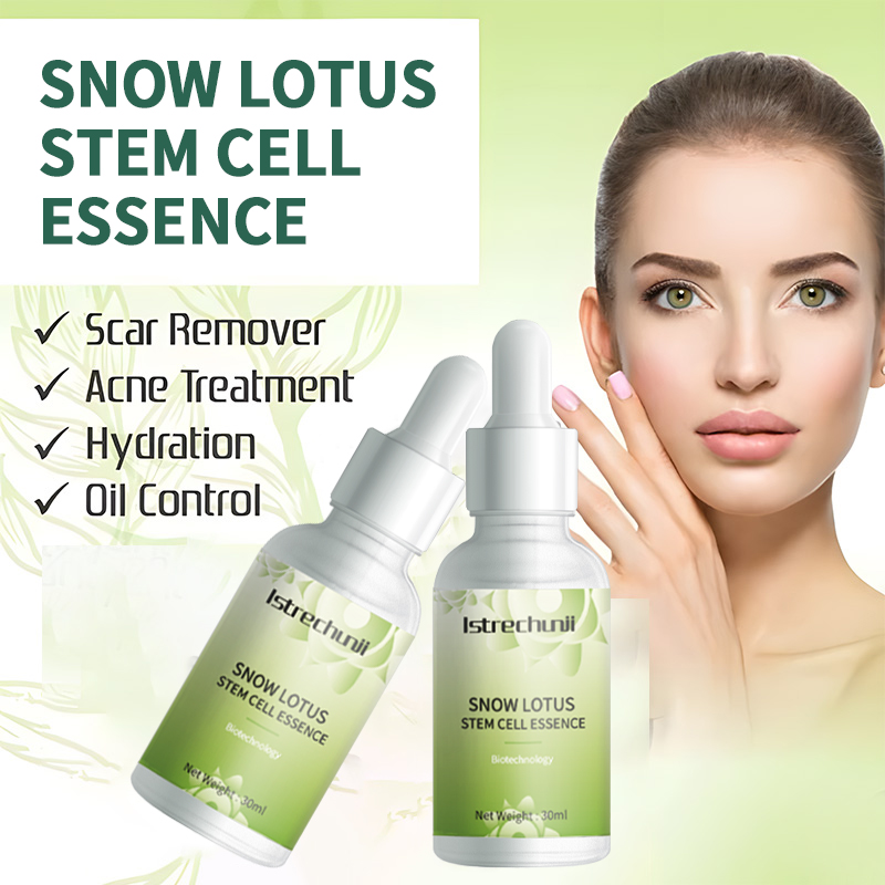 China Manufacturer Supply Long Lasting Scar Remover Acne Lreatment Smoothing Brightening 30ml Snow Lotus Extract Facial Serum