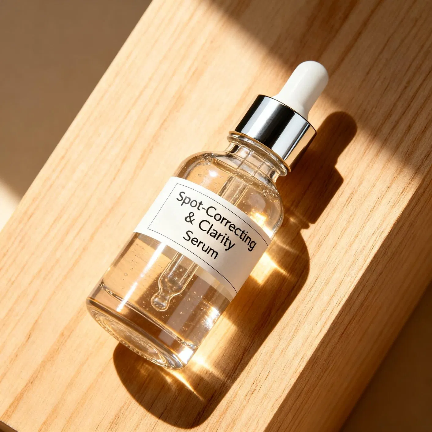 Organic Anti-Inflammatory and Acne-Fighting Face Serum with Tea Tree Oil and Salicylic Acid for Blemish Control and Skin Clarifying