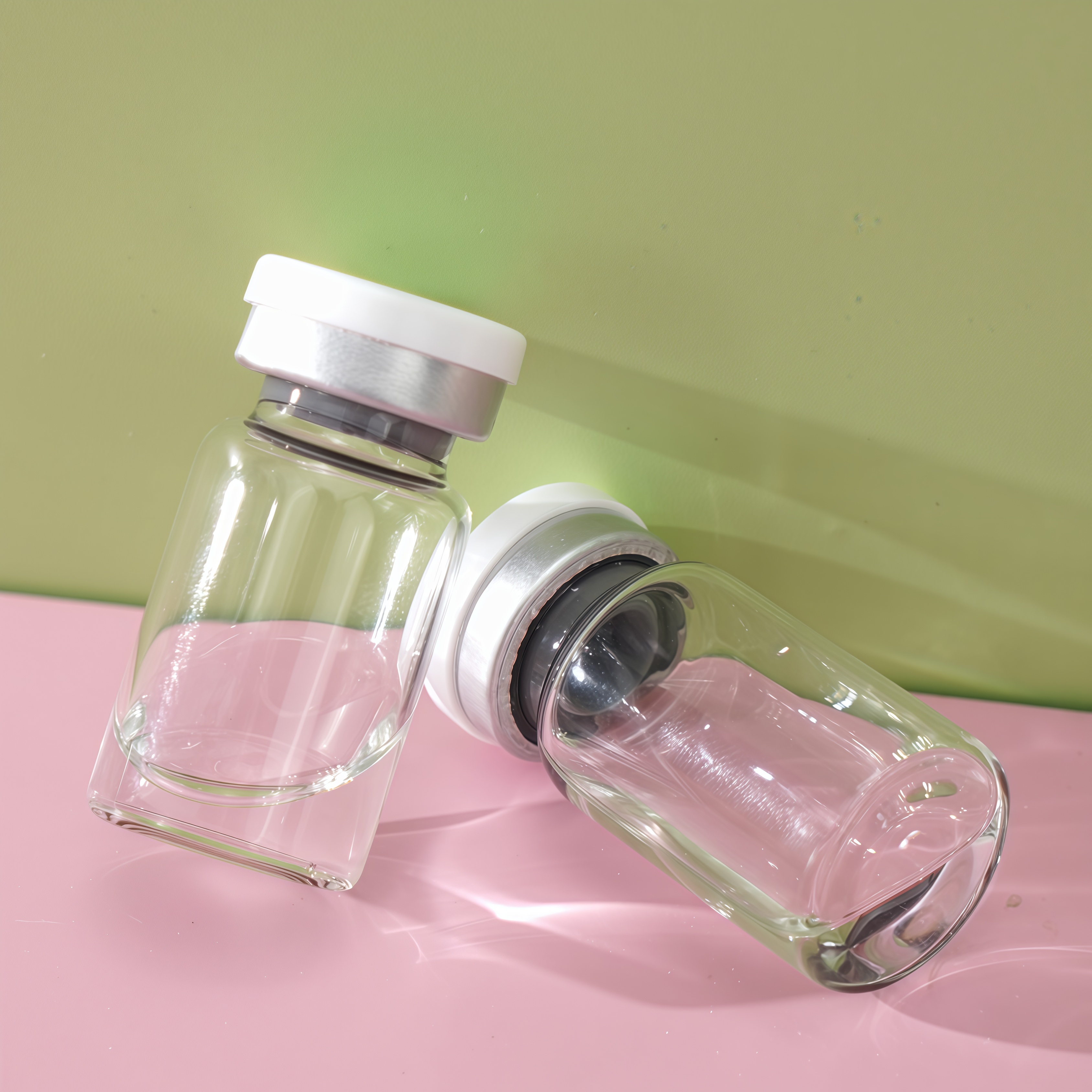 Medical Grade Sterile Low Molecular Weight Pure Hyaluronic Acid Serum Ampoules Private Label for Face HA Lifting Booster Serum