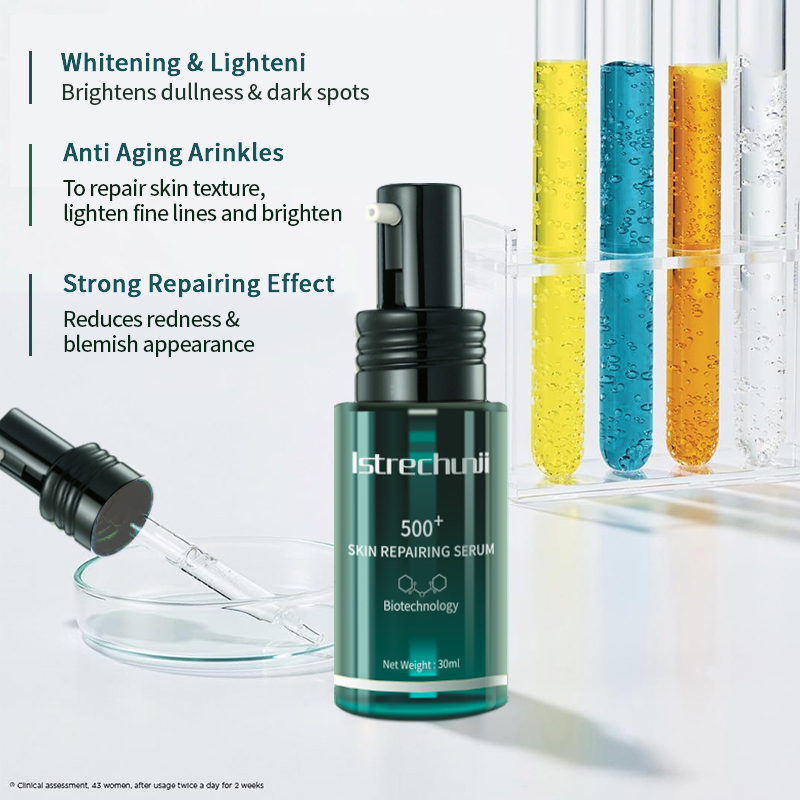 New Arrival Repair Skin Texture Moisturizing Brightening Anti Aging Wrinkle Collagen 500+ Facial Serum For All Skin Type