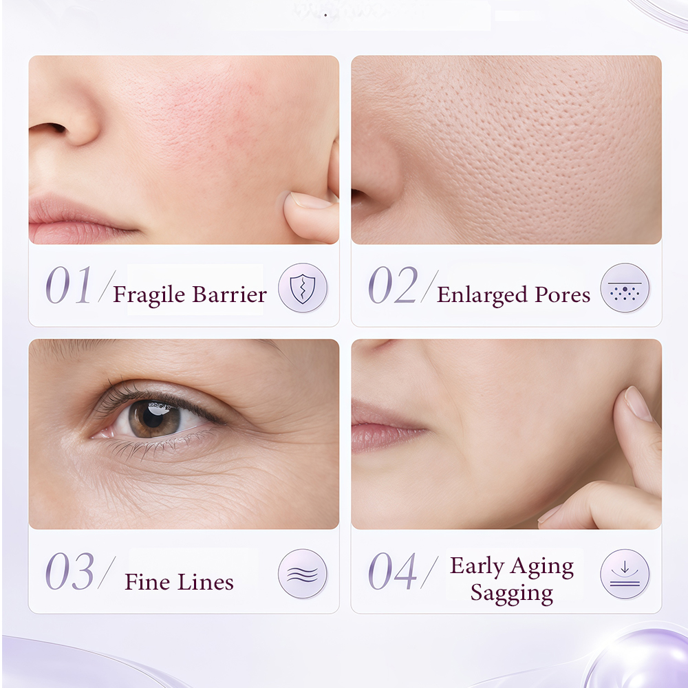 Private Label Plumping Repairing Face Serum Anti Aging Firming Hydrating For Wrinkles Fine Lines Skin Barrier OEM