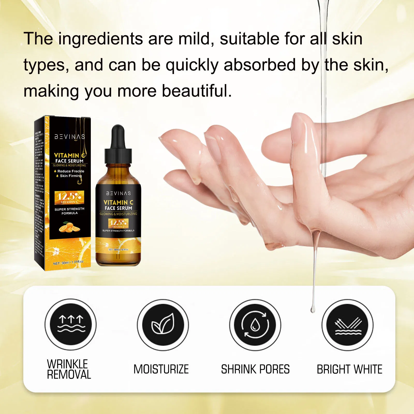 Vitamin C Anti-Wrinkle Firming Facial Serum