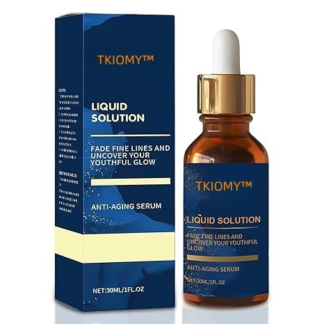 Facial Serum Liquid Solution Vitamin C E Anti-Aging Serum Boosts Skin Collagen Diminishes Fine Lines Wrinkles for Youthful Glow