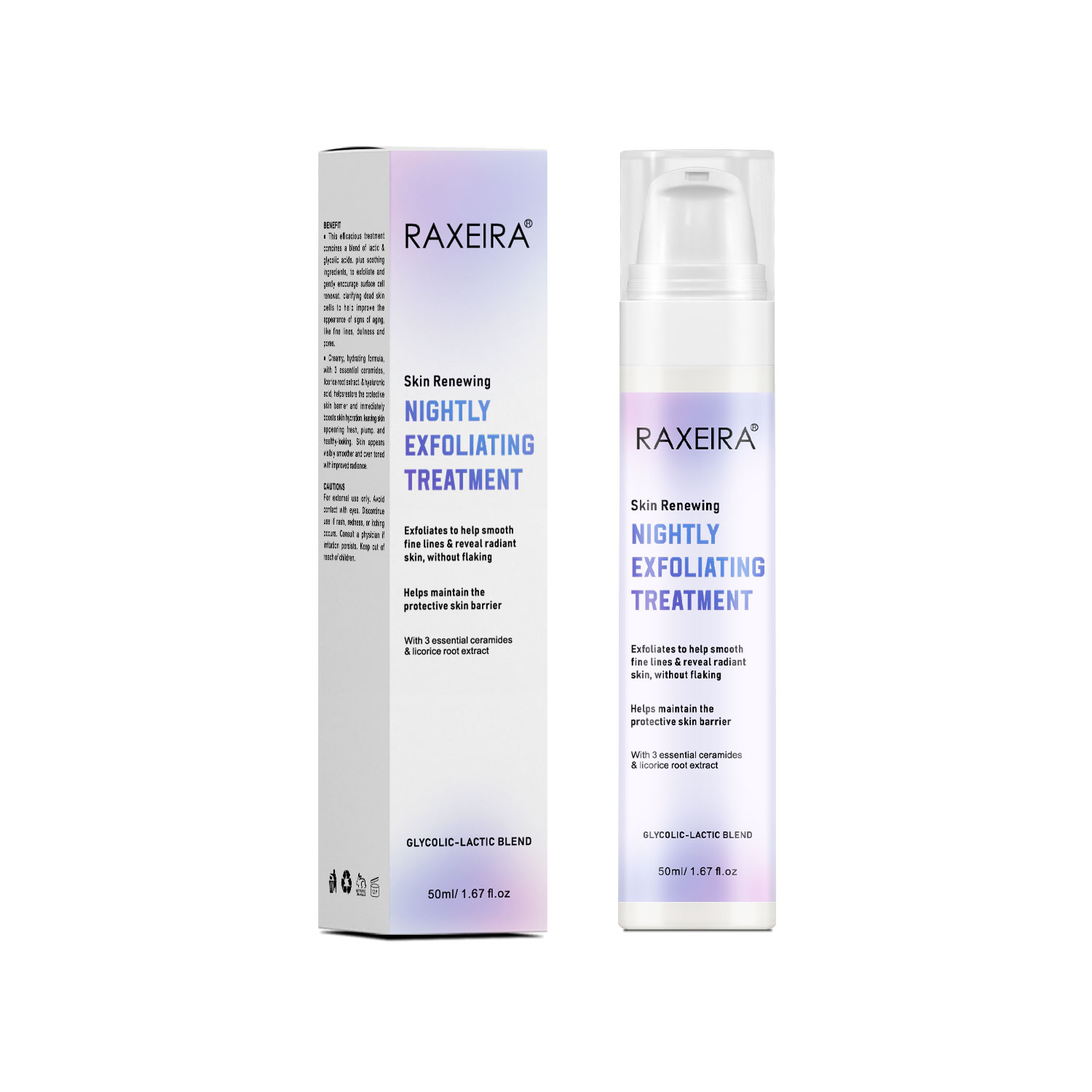 Wholesale Skin Renewing Nightly Exfoliating Anti-Aging Serum 50ml for Facial Exfoliation Pore Reduction and Anti-aging
