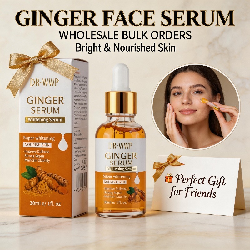 OEM Private LOGO Vegan Organic Anti-Aging Herbal Facial Skin Care Vitamin C Collagen Kojic Acid Turmeric Face Serum