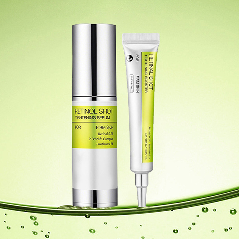 OEM/ODM Retinol Firming Serum 30ml Nourishing Care Facial Skin Brightening Anti-Aging Retinol Eye Cream Set for Women Skincare
