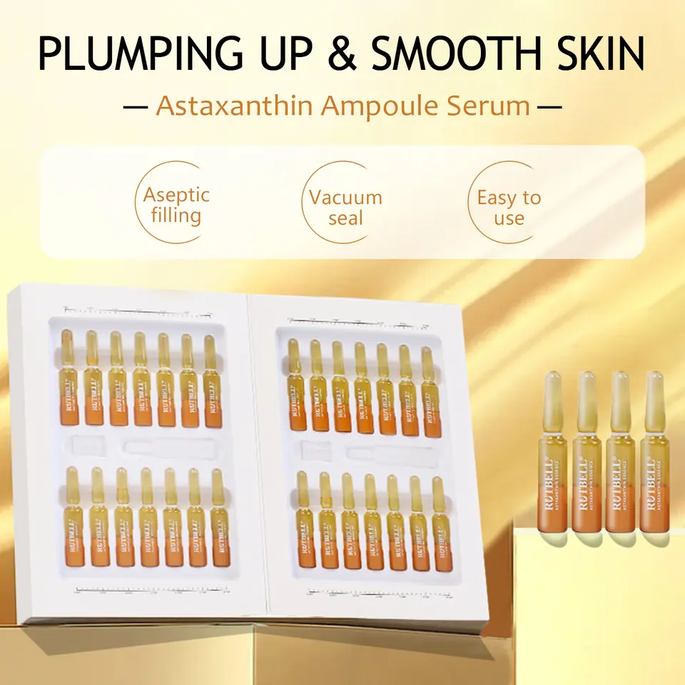 Advanced Anti-Aging Collagen &amp; Elastin Boosting Hydrating Firming Rejuvenating Facial Serum Ampoule (High-Purity Liquid Formula)