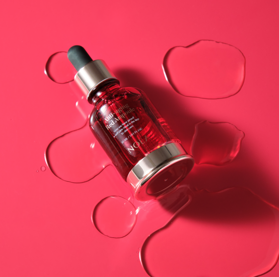 NOLA Korean Anti-Aging Ampoule Serum Peptides Niacinamide Astaxanthin Anti-Wrinkle Nourishing Whitening for Face Neck All Skin
