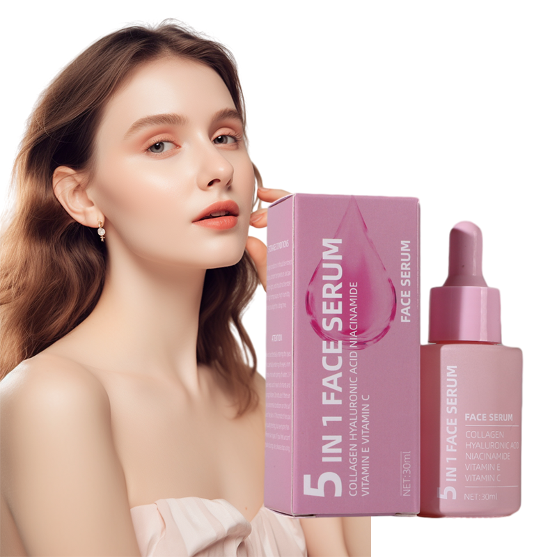 Niacinamide Vitamin E Brightening Serum Liquid Collagen Hyaluronic Acid Anti-Aging Serum Lightweight Non-Greasy Hydration