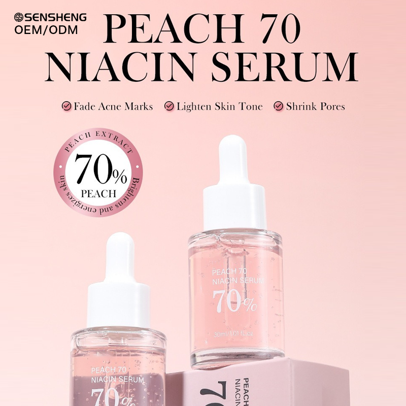 Private Label Niacinamide Hyaluronic Acid Serum 30ml Wholesale Hydrating Whitening Nose Face for