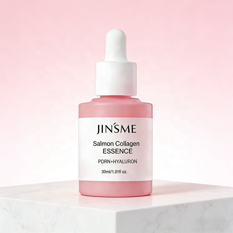 Salmon Collagen Peptides Hyaluronic Acid Liquid Face Serum Moisturizing Repair Brightening Promote Collagen Production for All