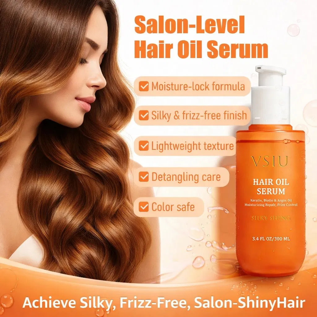 OEM Private Label Essential Oil Hair Oil Hair Growth Oil Anti Hair Loss Biotin Repair Hair Serum