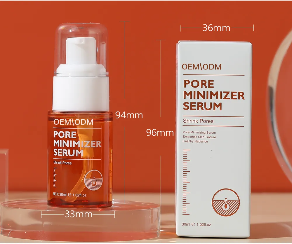 Pore Minimizer Face Serum Multi-Step Solution for Shrinking Pores, Cleansing, Oil Control Serum