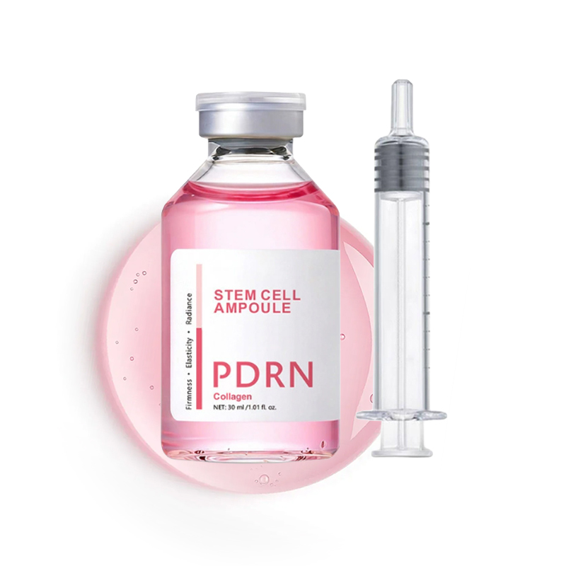 Collagen STEM Cell Serum Moisturizer with Hyaluronic Acid &amp; Vitamin C Anti-Wrinkle 30ml Liquid Face Pink
