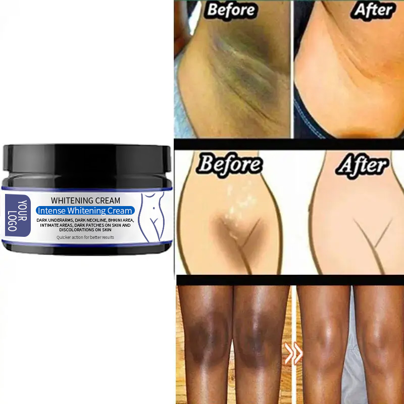 OEM ODM Whitening Cream For Black Skin 7 Days Night Lightening Nourishing Collagen Retinal Niacinamide Glutathione AHA Glycerin