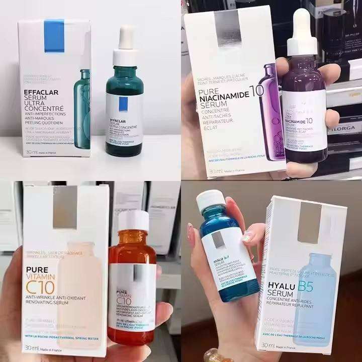 High Quality Anti-Aging Facial Serum B3 + Hyaluronic Acid B5 C12 Vitamin Nourishing Anti-Wrinkle Serum 30ml