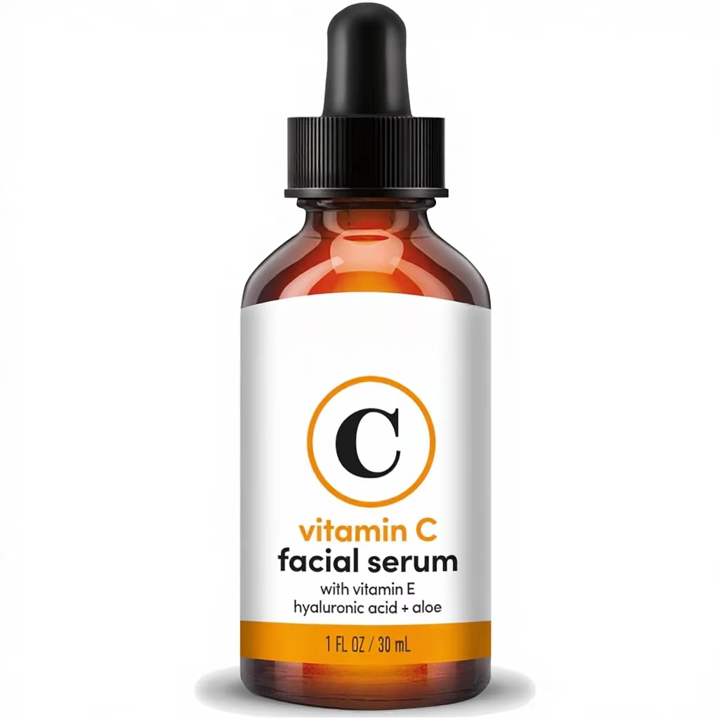 Vitamin C Serum with Hyaluronic Acid Vitamin E for Anti-Aging Brightening Dark Spot Fine Line Wrinkle Reduction-30ml Face Serum