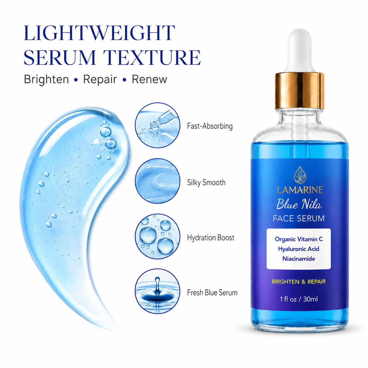 Natural Organic Vitamin C 30ml Carrot Liquid Skin Care Serum Skin Whitening NILA Serum for Women