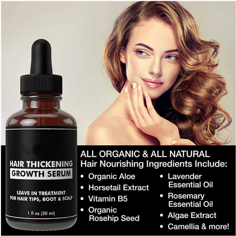 Best Natural Hair Growth Serum for Thinning & Thickening